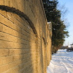 Финский кирпич в заборе